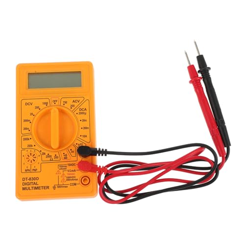 TOPPERFUN Multimeter Wattmeter Durchgangsprüfer Spannungsprüfer Voltmeter Tester Werkzeug Volt Ohmmeter Stromzähler Frequenzmesser Tester Elektrisches Voltmeter Orange Abs TOPPERFUN Multimeter Wattmeter Durchgangsprüfer Spannungsprüfer Voltmeter Tester Werkzeug Volt Ohmmeter Stromzähler Frequenzmesser Tester Elektrisches Voltmeter Orange Abs von TOPPERFUN