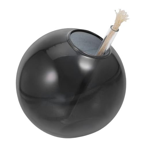 TOPPERFUN 1stück Kreative Große Glasöl-Lampe Mit Docht Retro Petroleumlampe Für Und Außeneinsatz Stimmungsvolle Dekoration Für Camping Und Zuhause Rauchfreie Nutzung von TOPPERFUN