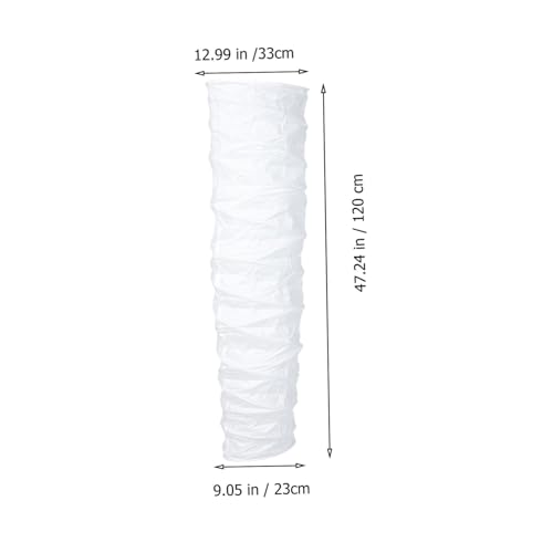 TOPPERFUN Papier Lampenschirm für Stehlampe Nordisch Schlicht Stabile Konstruktion Sanftes Licht Geeignet für Wohnzimmer und Schlafzimmer Einfach zu Montieren und Abnehmbar Dekorative von TOPPERFUN
