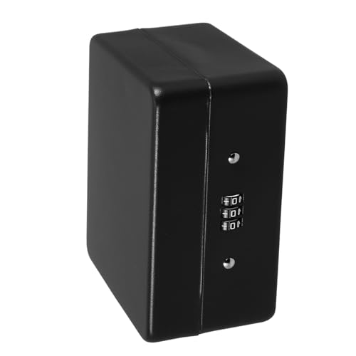 TOPPERFUN Passwort-Schlüsselbox Ersatzteil Organizer Wandhalterung montieren modern Veranstalter Eingang Schlüsselschrank Wandhalterung Wallhalterung der Schlüsselhalter Eisenplatte Schwarz von TOPPERFUN