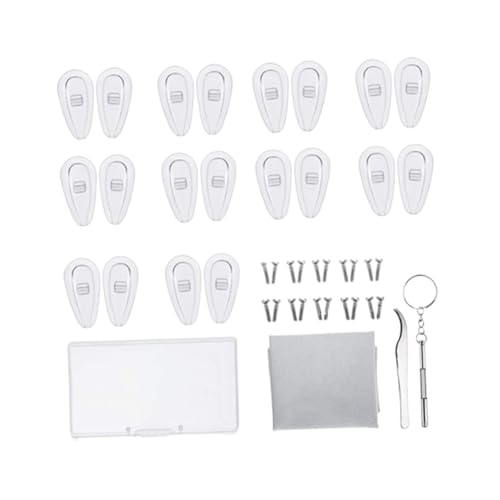 TOPPERFUN Praktisches Brillen Nasenpads mit weichem Material Multifunktionalem Schraubendreher Langlebig Vielseitig für Brillenreparatur und Eyewear Accessories von TOPPERFUN