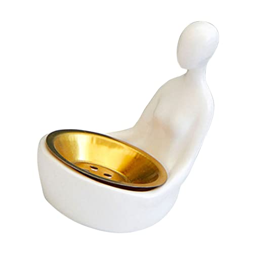TOPPERFUN Räuchergefäß Abstrakte Figur Moderner Kegel Weihrauch Halter Für Schreibtisch Dekoration Zuhause Büro Meditation Yoga Sauna Küche von TOPPERFUN