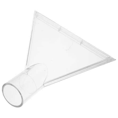 TOPPERFUN Rakelkopf Staubsaugerbürstenkopf Zubehör für Staubsauger Trockner-Lüftungsreiniger-Kit Vakuum-Extraktionsaufsatz Absaugdüse Staubsaugerteile Staubsauger Saugdüse Stk Transparent von TOPPERFUN