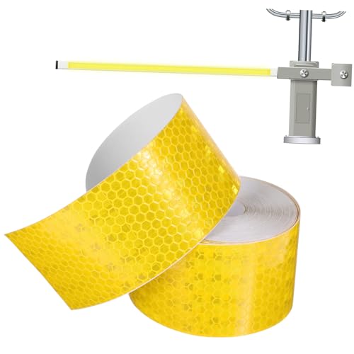 TOPPERFUN Reflektierendes Warnband Gelb Hochsichtbar Wetterfest Selbstklebend Für Straßen Parkplätze Baustellen Outdoor Verkehrssäulen Sicherheitsmarkierung TOPPERFUN Reflektierendes Warnband Gelb Hochsichtbar Wetterfest Selbstklebend Für Straßen Parkplätze Baustellen Outdoor Verkehrssäulen Sicherheitsmarkierung von TOPPERFUN