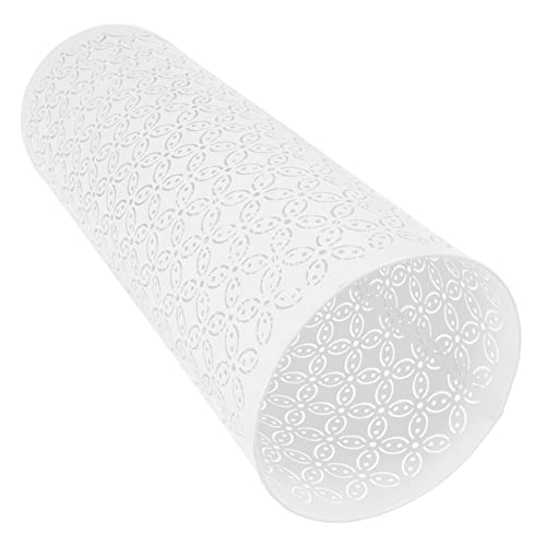 TOPPERFUN Regenschirmständer aus Stabiler Schirmhalter für Große und Faltbare Regenschirme Moderner Organizer für Zeitschriften Weißer Runder Schirmständer für Zuhause und Büro von TOPPERFUN