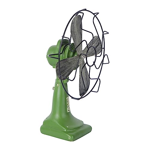 TOPPERFUN Retro Electric Lüfter Ornamente Schreibtisch Tischfan Tischplatte Antiquität Fans Vintage Tischventilator-Modell Retro-Tischventilator Wohnkultur Green TOPPERFUN Retro Electric Lüfter Ornamente Schreibtisch Tischfan Tischplatte Antiquität Fans Vintage Tischventilator-Modell Retro-Tischventilator Wohnkultur Green von TOPPERFUN