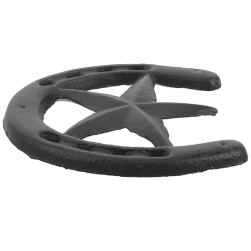 TOPPERFUN Retro Wanddekoration Gusseisen Gartenfigur Deko Statue Sterne von TOPPERFUN