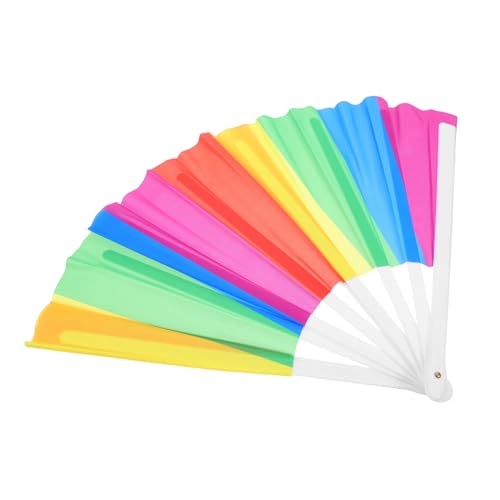 TOPPERFUN Faltbarer Regenbogen Handfächer Tragbarer Handlicher Fächer Für Tanzshows Partys Und Pride-Events Für Heiße Tage Und Vielseitige Nutzung TOPPERFUN Faltbarer Regenbogen Handfächer Tragbarer Handlicher Fächer Für Tanzshows Partys Und Pride-Events Für Heiße Tage Und Vielseitige Nutzung von TOPPERFUN