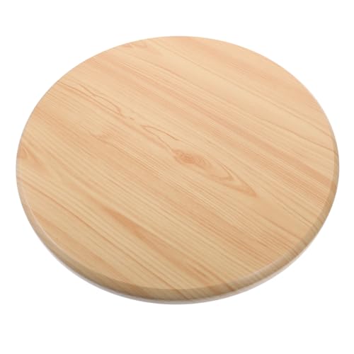 TOPPERFUN Runder Holzsitz Ersatz für Barhocker und Stühle Langlebiges Holz Sitzfläche Reparaturteil für Esszimmer Büro Restaurant Einfache Montage Robust und Zuverlässig von TOPPERFUN