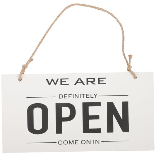 TOPPERFUN Rustikales Doppelseitiges Holz Türschild Offen Geschlossen Geschäftsschild aus Robustem Holz für Laden Bar und Restaurant Wanddekoration TOPPERFUN Rustikales Doppelseitiges Holz Türschild Offen Geschlossen Geschäftsschild aus Robustem Holz für Laden Bar und Restaurant Wanddekoration von TOPPERFUN