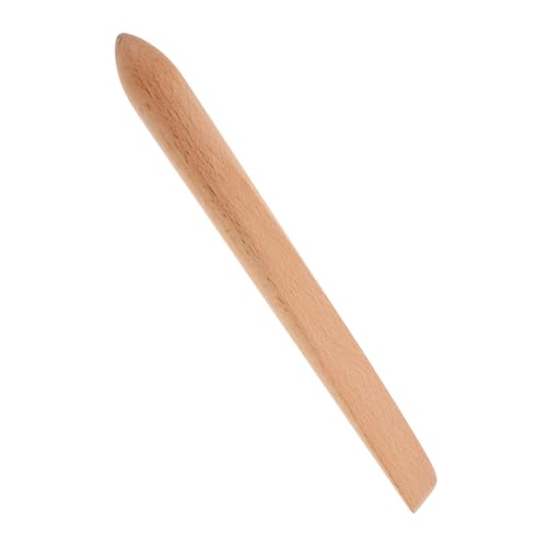 TOPPERFUN Sauerteigmischer Brotrührstab aus Holz Mehlrührer Schneebesen aus Holz Sauerteig-Mischer-Werkzeug Sauerteig-Lame-Scoring-Tool hölzern Beige Wiederverwendbar von TOPPERFUN
