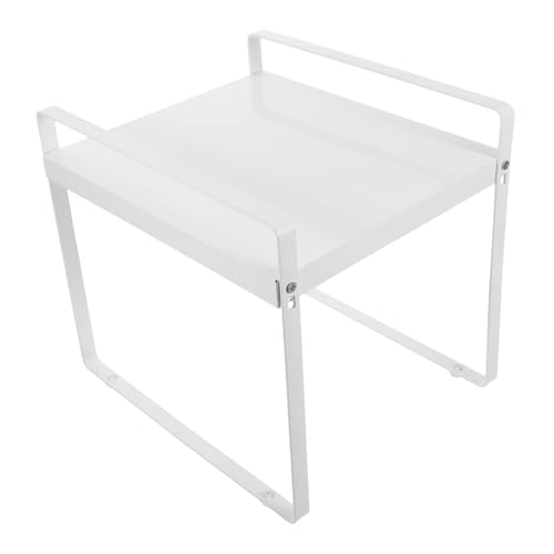TOPPERFUN Schrankregal Organizer Küchen Multifunktionsschränke Erweiterbare Schrank Organizer Racks Mehrzweck Arbeitsplattenschrank Erweiterbare Regale Schrankregal Organizer Eisen von TOPPERFUN