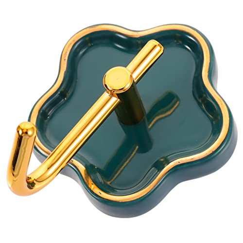 TOPPERFUN Selbstklebender Haken für Bad Küche Vielseitig Einsetzbar Werkzeugfreies Anbringen für Handtücher Mäntel Grünem Blumen Design TOPPERFUN Selbstklebender Haken für Bad Küche Vielseitig Einsetzbar Werkzeugfreies Anbringen für Handtücher Mäntel Grünem Blumen Design von TOPPERFUN
