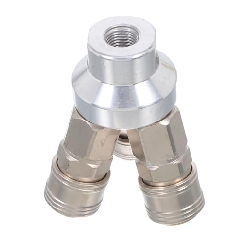 TOPPERFUN Selbstsichernder Stahl Pneumatik Schnellkupplung Verteiler Hochdruck Luftschlauch Verbinder Werkstatt Kompressor Rohr Anschluss TOPPERFUN Selbstsichernder Stahl Pneumatik Schnellkupplung Verteiler Hochdruck Luftschlauch Verbinder Werkstatt Kompressor Rohr Anschluss von TOPPERFUN