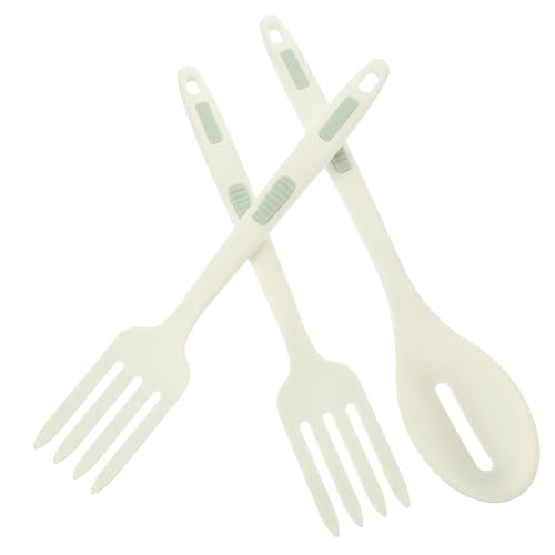 TOPPERFUN Silikon Küchenbesteck Teilig Gabel Löffel Flexibel Antihaft Bpa Frei Langem Griff Ergonomisch Rutschfest Hitzebeständig für Haushalt Restaurant Camping TOPPERFUN Silikon Küchenbesteck Teilig Gabel Löffel Flexibel Antihaft Bpa Frei Langem Griff Ergonomisch Rutschfest Hitzebeständig für Haushalt Restaurant Camping von TOPPERFUN