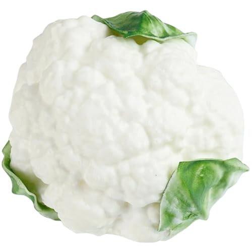 TOPPERFUN Künstlicher Brokkoli Simulationsgemüse Modell aus PU Weiß Fotorequisiten Schaufensterdeko Küchendekoration Realistische Miniatur für Marktdekoration Lehrmittel Spiel Requisit TOPPERFUN Künstlicher Brokkoli Simulationsgemüse Modell aus PU Weiß Fotorequisiten Schaufensterdeko Küchendekoration Realistische Miniatur für Marktdekoration Lehrmittel Spiel Requisit von TOPPERFUN