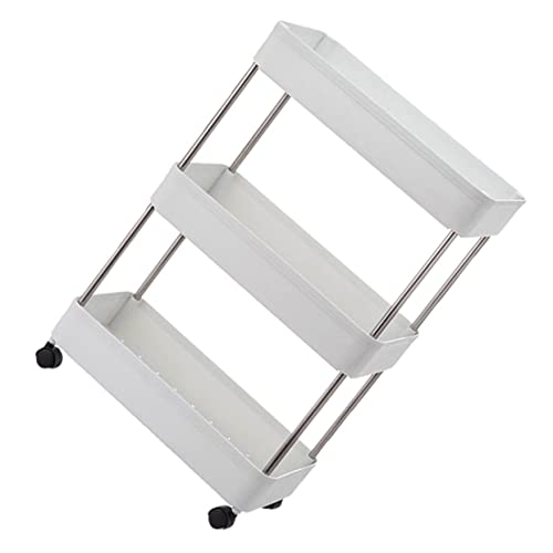 TOPPERFUN Stöckiges Küchenschrank Regal mit Robustes Flexibles Aufbewahrungsregal für Bad Küche und Büro und Langlebig von TOPPERFUN