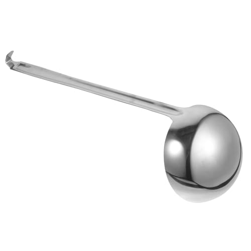 TOPPERFUN Suppenkelle mit Haken Design und Langem Griff zum Servieren Gießen und Portionieren von Saucen Suppen und Eintöpfen Robustes Küchenutensil TOPPERFUN Suppenkelle mit Haken Design und Langem Griff zum Servieren Gießen und Portionieren von Saucen Suppen und Eintöpfen Robustes Küchenutensil von TOPPERFUN