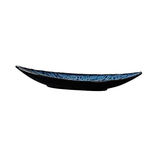 TOPPERFUN Sushi-platte Party Dekorativ Lippen Geschirr Servieren Planke Servierteller Gericht Tabletts Aufschlag Form Platten Sushi-boot-serviertablett Eisteller Blau Keramik TOPPERFUN Sushi-platte Party Dekorativ Lippen Geschirr Servieren Planke Servierteller Gericht Tabletts Aufschlag Form Platten Sushi-boot-serviertablett Eisteller Blau Keramik von TOPPERFUN