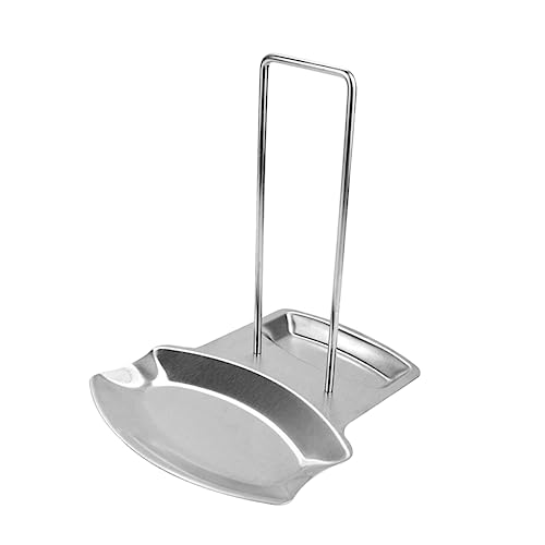 TOPPERFUN Topfdeckel und Löffelhalter Multifunktionale Küchenorganisation Stabiler Deckelständer und Löffelablage Platzsparend für Bar zu Reinigen von TOPPERFUN