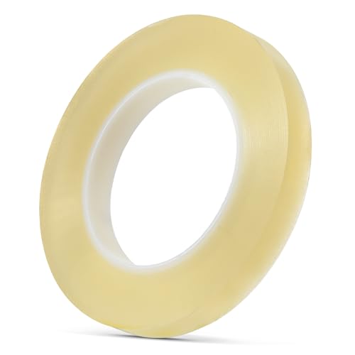 TOPPERFUN Transparente PVC Lebensmittelechte Klebeband Dichtungsband für Frischhalteversiegelung von Lebensmittelboxen und Dosen Starke Klebkraft Einfache Anwendung Langlebig Hygienisch von TOPPERFUN