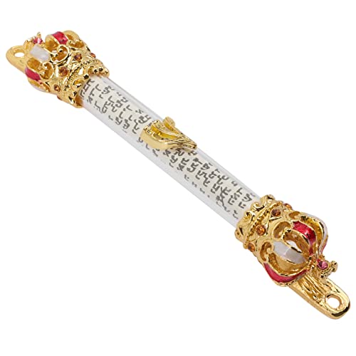 TOPPERFUN Metall Für Haustürseite Jüdisches Dekor Zum Aufhängen An Tür Handgefertigte Mitzwa-Geschenke Für Rechte Tür Filigranes Gedenkgeschenk Zum Verlust Der Mutter von TOPPERFUN