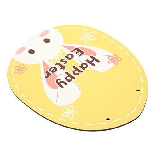 TOPPERFUN Türschild-plakette Zuhause Und Willkommen Wand Blau Hängend Hanges Holzschild Hölzern Yellow von TOPPERFUN