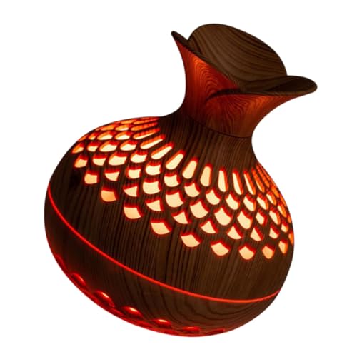 TOPPERFUN USB Aroma Diffuser Luftbefeuchter Retro Design Leise Tragbar für Schlafzimmer Büro Aromatherapie Verbessert Luftfeuchtigkeit für Unterwegs von TOPPERFUN