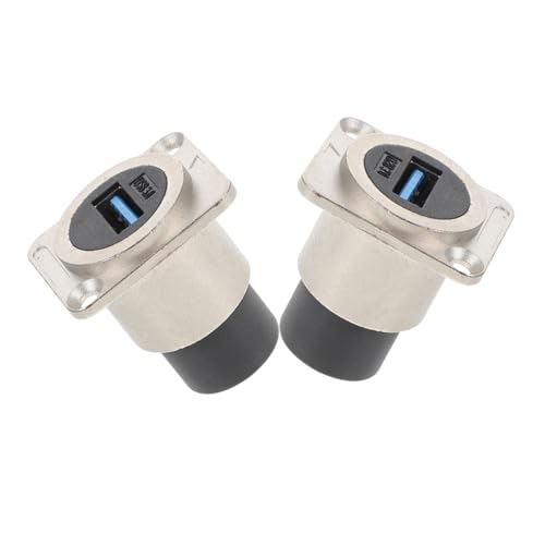 TOPPERFUN USB Einbau Buchse Panelmontage Adapter Metallgehäuse Kompatibel mit USB für Auto Boot Übertragungsgeschwindigkeit Leicht und Langlebig Professionelles Design von TOPPERFUN