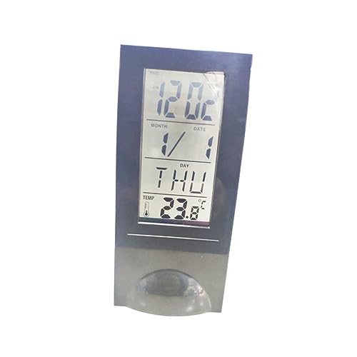 TOPPERFUN Elektronischer Kalender Wecker Mit LCD-Glas Bildschirm Multifunktionale Tischuhr Für Zuhause Und Büro Inklusive Temperaturanzeige Tragbar Schwarz Für Reisen Und Geschäftsreisen TOPPERFUN Elektronischer Kalender Wecker Mit LCD-Glas Bildschirm Multifunktionale Tischuhr Für Zuhause Und Büro Inklusive Temperaturanzeige Tragbar Schwarz Für Reisen Und Geschäftsreisen von TOPPERFUN