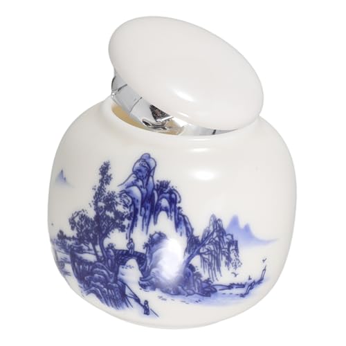 TOPPERFUN Mini-keramikdose Für Losen Tee Luftdichte Teedose Dekorativer Teebehälter Haushalts-vorratsdose Tee-aufbewahrungshalter Multifunktions-teedose Kleiner TOPPERFUN Mini-keramikdose Für Losen Tee Luftdichte Teedose Dekorativer Teebehälter Haushalts-vorratsdose Tee-aufbewahrungshalter Multifunktions-teedose Kleiner von TOPPERFUN