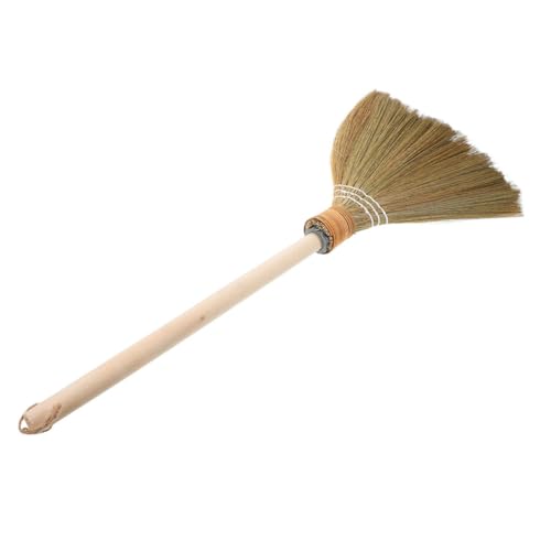 TOPPERFUN Vietnamesischer Strohbesen mit Holzgriff Handgefertigter Besen aus Maisstroh für Effektive Bodenreinigung Wohnzimmer Garage Garten und Terrassen Abnehmbar TOPPERFUN Vietnamesischer Strohbesen mit Holzgriff Handgefertigter Besen aus Maisstroh für Effektive Bodenreinigung Wohnzimmer Garage Garten und Terrassen Abnehmbar von TOPPERFUN