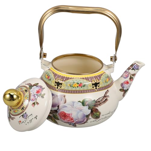 TOPPERFUN Vintage Enamel Retro Wasserkocher aus Emailliertem für Teehäuser und Küchen Hitzebeständig und Langlebig Passt zu Jedem TOPPERFUN Vintage Enamel Retro Wasserkocher aus Emailliertem für Teehäuser und Küchen Hitzebeständig und Langlebig Passt zu Jedem von TOPPERFUN
