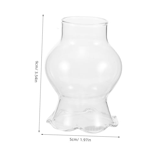 TOPPERFUN Vintage Öllampenglas Ersatz Lampenschirm Hitzebeständiger Glaszylinder für Petroleumlampe Retro Kerosinlampe Schornstein Kompatibel für Innenräume Nostalgisches Design Einfache TOPPERFUN Vintage Öllampenglas Ersatz Lampenschirm Hitzebeständiger Glaszylinder für Petroleumlampe Retro Kerosinlampe Schornstein Kompatibel für Innenräume Nostalgisches Design Einfache von TOPPERFUN