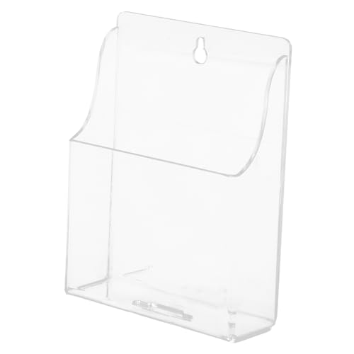 TOPPERFUN Wandmontierter Telefonhalter und Fernbedienungs Aufbewahrungsbox Transparentes Design für Tv und Klimaanlage Leicht zu Installieren Platzsparend von TOPPERFUN