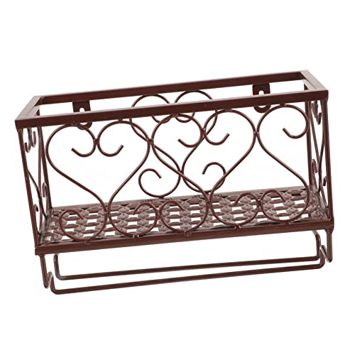 TOPPERFUN Wall Mounted Wine Rack Für Gläser Und Flaschen Praktischer Aufbewahrungsständer Für Bar Küche Und Stilvolles Und Robustes Design Für Weingläser Und Weinflaschen Für Zuhause von TOPPERFUN