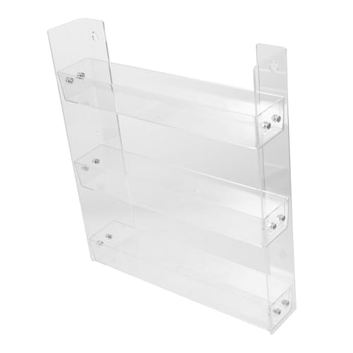 TOPPERFUN 3schicht Wandmontage Küchenfensterregal Mit Haken Mikrowellenregal Gewürzregal Für Schrank Verkaufsregale Organizer Für Lebensmittel Und Getränke Zigarettenständer Für von TOPPERFUN
