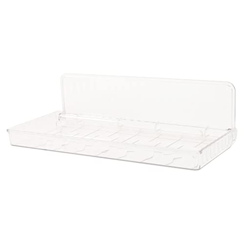 TOPPERFUN Wandregal Organizer Kunststoff Werkzeugloses Montierbares Aufbewahrungssystem Für Kosmetik Und Kleine Gegenstände Im Badezimmer Küche von TOPPERFUN