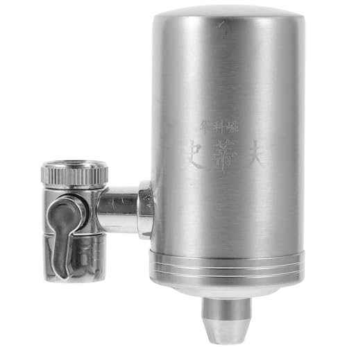 TOPPERFUN Wasserfilter für Küchen und Badezimmerarmaturen Hochwertiger Wasserhahnfilter zur von Trinkwasser Kompatibel mit Meisten Armaturen Installieren und Bruchsicher von TOPPERFUN