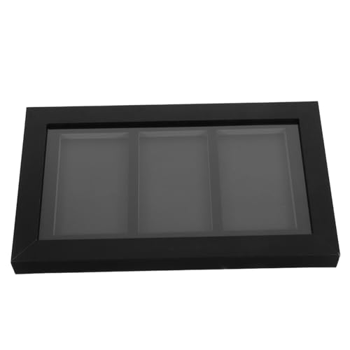 TOPPERFUN Yu-gi-gi-take-anzeigebox Ausstellungskarteninhaber Kartenausstellungskoffer Wand-Display-Rahmen Spielkartenhalter Game Display -Halter Baseball Vitrine Acryl Black von TOPPERFUN