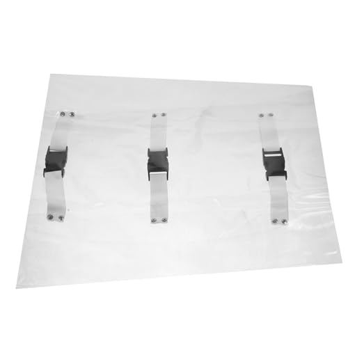 TOPPERFUN Zahnarztstuhl Fußabdeckung Transparent Klarsichtbezug Für Behandlungsstuhl rutschfest Und Druckfest Zu Reinigen Mit Schnallendesign Für Modelle von TOPPERFUN