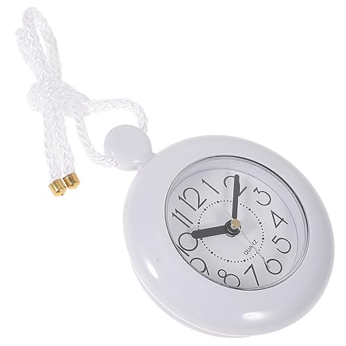 TOPPERFUN wasserdichte Badezimmer -Uhr Stilvolle Wanduhr Für Badezimmer Modernes Design Einfache Installation Für Dekorative Akzente Im Bad von TOPPERFUN