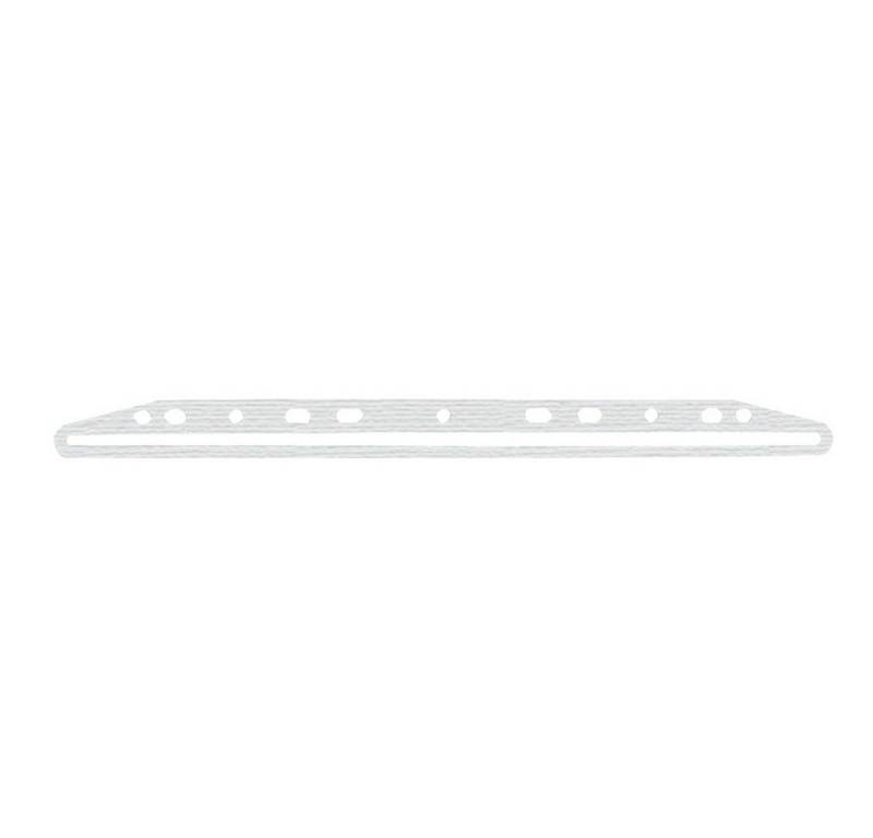 TOPPRINT Klemmbefestigung Klemmschienen mit Abheftleiste transparent DIN A4 25 Blatt von TOPPRINT