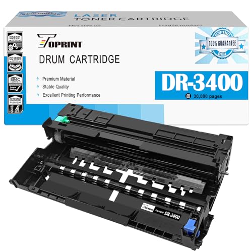 Kompatible Trommel DR-3400 DR3400 für Brother HL-L5000D HL-L5200DWT HL-L6300DWT HL-L6400DWT MFC-L5700 MFC-L6800 MFC-L6900 DCP-L5500DN HL-L5200DW HL-L6250DN HL-L6300DW HL-L6400DW MFC-L6800DW HL-L6400DW von TOPRINT
