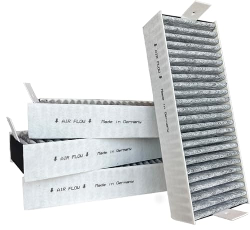 Tops Aktivkohlefilter 17004796/17004805 für Bosch HEZ9VRCR0, Gaggenau CA282111, Siemens HZ9VRCR0, Neff Z821VR0, Constructa CZ9VRCR0 | 192x74x35 mm | 4 Stücke von TOPS