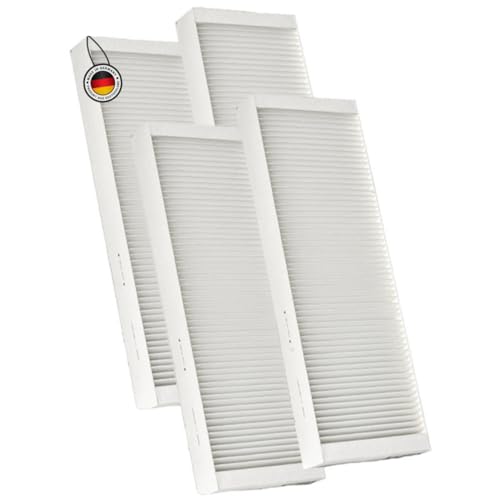 Tops Filter Für Vaillant RecoVAIR VAR 260/4 (E) / 360/4 (E) | 4x Vaillant Filter F7 G4 | RecoVAIR 260/4 Filter | Filter Lüftungsanlage Vaillant | 2x 165x492x47 mm + 2x 161x492x47 mm von TOPS