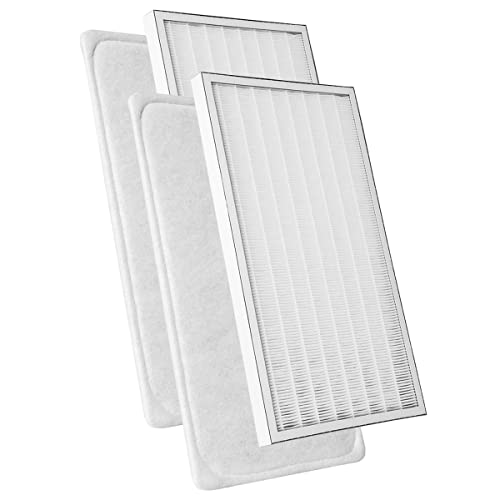 Tops Filter für Brink Renovent Excellent 180 | 2x Pollenfilterset G3+M6 | 2x Drahtrahmenfilter 136 x 290 x 5 mm. G3 + 2x Kompaktfilter MP karton 136 x 290 x 25 mm. M6 von TOPS