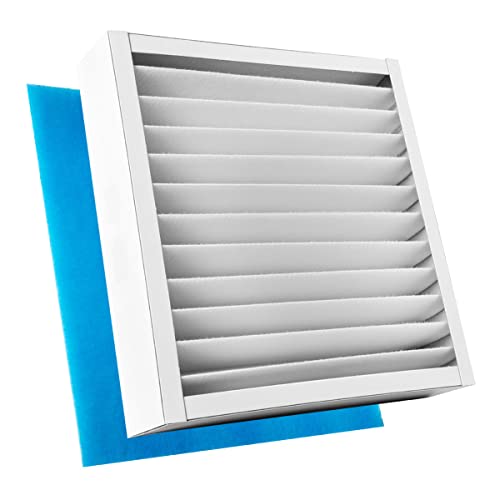 Tops Filter für Paul Außenluftfilterbox (doppelt) E | 1x Pollenfilterset G3+F7 | 1x Filtermatten VNF 290 590 x 590 x 20 mm. G3 + 1x Paneelefilter Z/Line karton 590 x 590 x 100 mm. F7 von TOPS