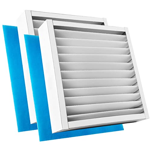 Tops Filter für Paul Außenluftfilterbox (doppelt) E | 2x Pollenfilterset G3+F7 | 2x Filtermatten VNF 290 590 x 590 x 20 mm. G3 + 2x Paneelefilter Z/Line karton 590 x 590 x 100 mm. F7 von TOPS