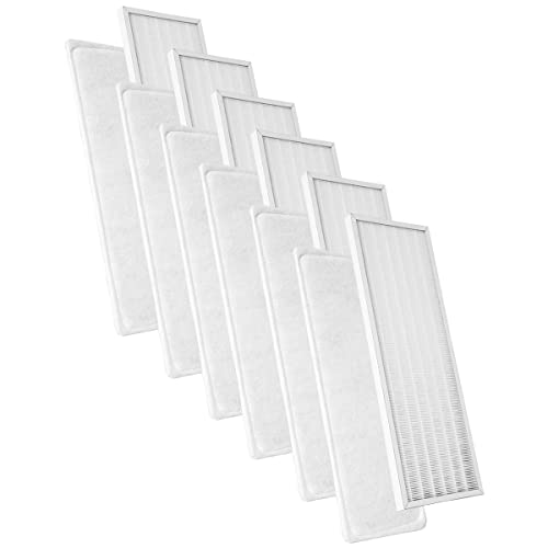 Tops Filter für Wolf CWL 300/400 Excellent | 6x Pollenfilterset G4 + F7 | 6x Drahtrahmenfilter 185 x 525 x 5 mm. G4 + 6x Kompaktfilter MP karton 185 x 525 x 24 mm. F7 | 1669014 von TOPS